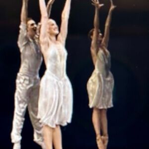 Romantic Knee-Length Ballet Costume Silver - Joffrey Ballet Handmade XXS